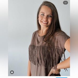 Fringe top